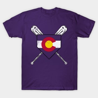 Colorado Baseball Home Plate T-Shirt